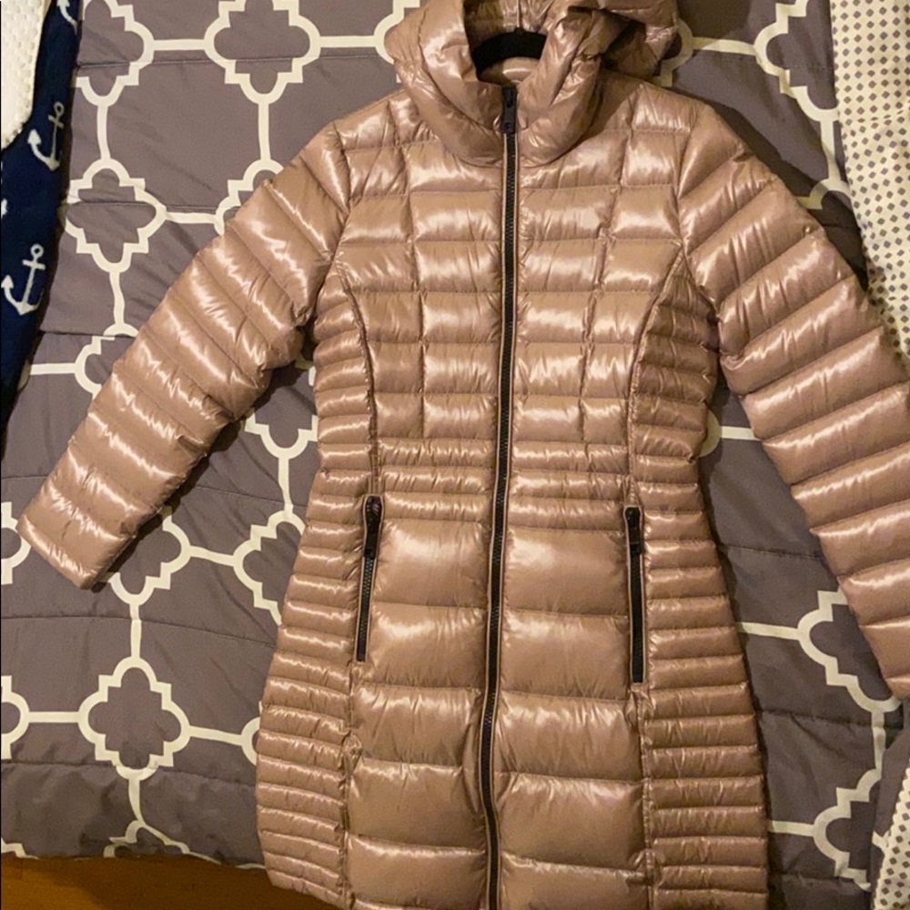 Packable Shiny Full Zip Down Jacket - Picture 2 of 4